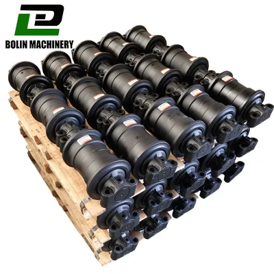 Rullo cingolo parti del telaio PC200-5 PC200-6 PC200-7 PC200-8 per rullo basso inferiore dell'escavatore Komatsu